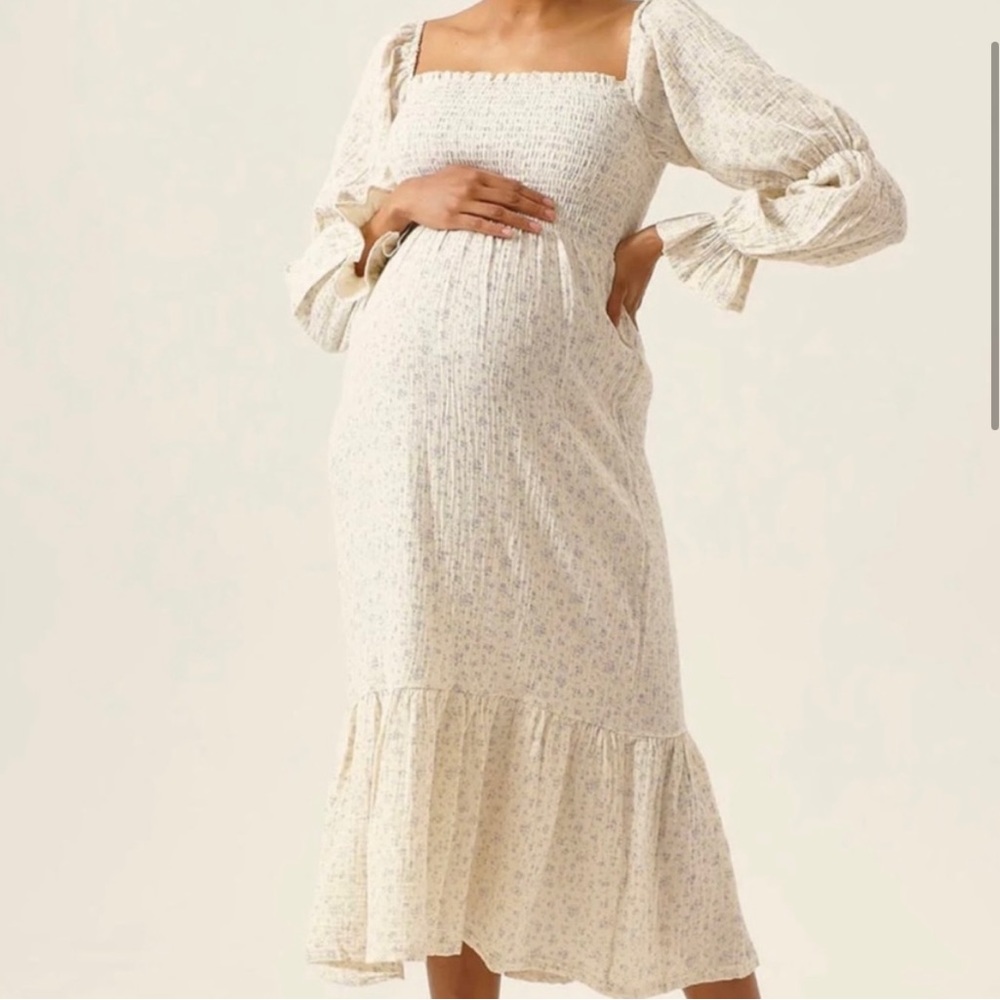 Nothing Fits But Yuki Dress Floral Gauze
